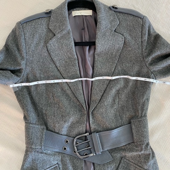 Wool and leather blazer/Jacket - Picture 8 of 8